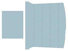 1969-70 Mustang Fastback; Reproduction Vinyl Headliner; Moonskin Crater; Light Blue
