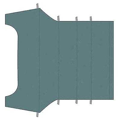 1971-73 Mustang Coupe; Reproduction Tier Grain Vinyl Headliner; Medium Blue
