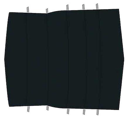 1971-73 Mustang Fastback; Reproduction Tier Grain Vinyl Headliner; Black