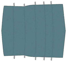1971-73 Mustang Fastback; Reproduction Tier Grain Vinyl Headliner; Dark Green