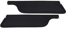 1965-66 Mustang Convertible; Standard Padded Sun Visors; Sierra Grain; Black