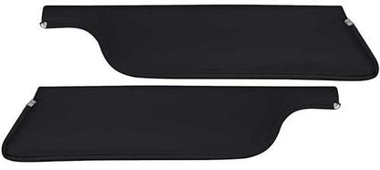 1965-66 Mustang Convertible; Standard Padded Sun Visors; Sierra Grain; Black