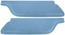 1966 Mustang Convertible; Standard Padded Sun Visors; Sierra Grain; Light Blue
