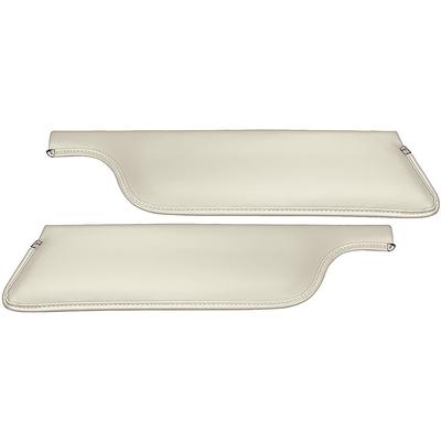 1966 Mustang Convertible; Standard Padded Sun Visors; Sierra Grain; Parchment