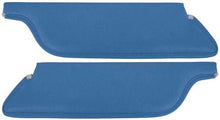 1965 Mustang Convertible; Standard Padded Sun Visors; Sierra Grain; Blue