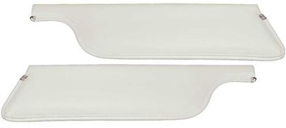 1965 Mustang Convertible; Standard Padded Sun Visors; Sierra Grain; White