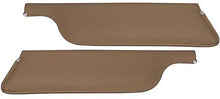 1965 Mustang Convertible; Standard Padded Sun Visors; Sierra Grain; Palomino
