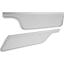 1967-68 Mustang Convertible Padded Sun Visors; White