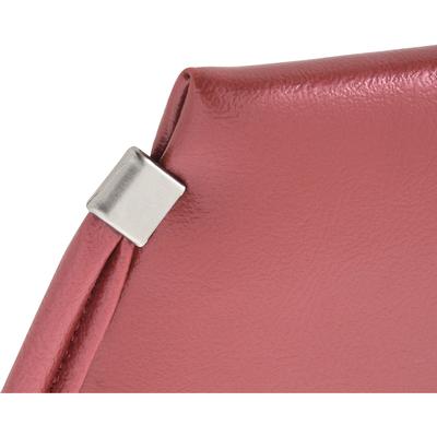 1967 Mustang Convertible Padded Sun Visors; Red