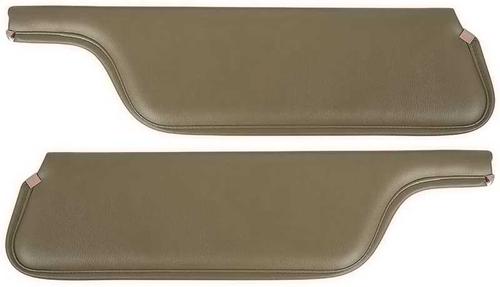 1969 Mustang Convertible; Padded Vinyl Sun Visors; Corinthian Grain; Nugget Gold