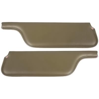1969 Mustang Convertible; Padded Vinyl Sun Visors; Corinthian Grain; Nugget Gold