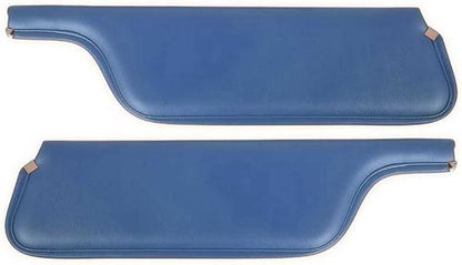 1970-73 Mustang Convertible; Padded Vinyl Sun Visors; Corinthian Grain; Blue