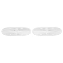 Trim Parts 1958 Pontiac Full Size Car Parking Light Lens, Pair - (A8090)