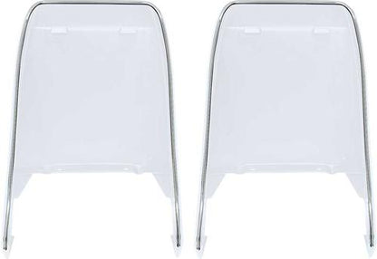 A8100270 - 1973-81 Pontiac Trans Am; Bucket Seat Back Trim Molding; Chrome; Pair