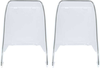 A8100270 - 1973-81 Pontiac Trans Am; Bucket Seat Back Trim Molding; Chrome; Pair