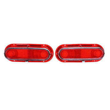 Trim Parts 1961 Pontiac Catalina and Ventura Tail Light Lens, Pair - (A8120)