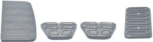 2010-14 Camaro W/ MT - Billet Pedal Cover Set (4-Piece) - Black