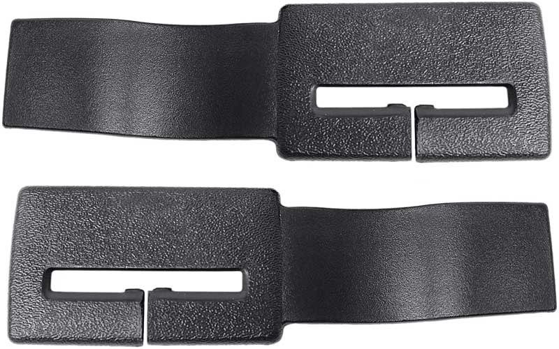 A9400146 - 1982-92 Camaro, Firebird; Seat Belt Headliner Upper Trim Guides; Coupe; Black; Pair