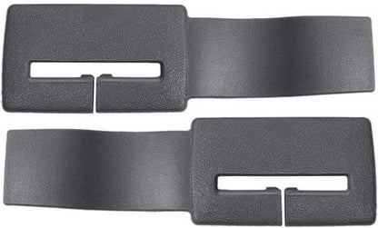 A9400147 - 1985-92 Camaro, Firebird; Seat Belt Headliner Upper Trim Guides; Coupe; Dark Gray; Pair
