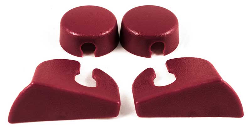 A9400153 - 1991-92 Camaro, Firebird; Rear Hatch Strut Cover Trim Set; Red