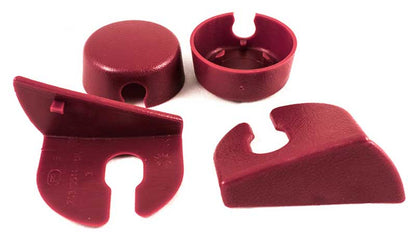A9400153 - 1991-92 Camaro, Firebird; Rear Hatch Strut Cover Trim Set; Red