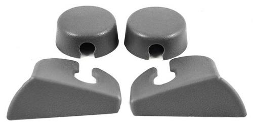 A9400154 - 1985-92 Camaro, Firebird; Rear Hatch Strut Cover Trim Set; Medium Dark Gray