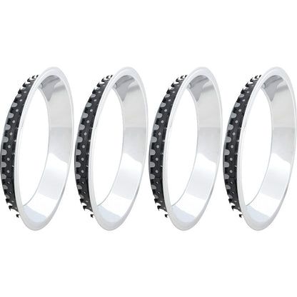 A9591010 - 1965-81 Chevrolet; Rally Wheel Trim Ring Set; Chrome; 14