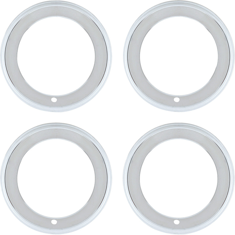 A9591010 - 1965-81 Chevrolet; Rally Wheel Trim Ring Set; Chrome; 14