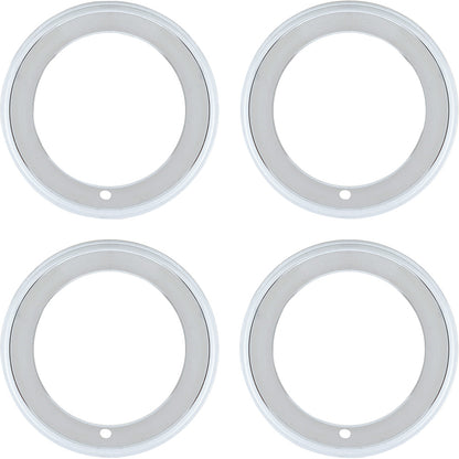 A9591010 - 1965-81 Chevrolet; Rally Wheel Trim Ring Set; Chrome; 14