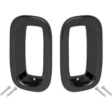 1960-66 Chevrolet, GMC C/K Fleetside Pickup Truck; All American Billet Tail Light Bezel; Black Anodized Finish