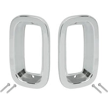 1960-66 Chevrolet, GMC C/K Fleetside Pickup Truck; All American Billet Tail Light Bezel; Polished Finish