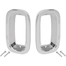 1960-66 Chevrolet, GMC C/K Fleetside Pickup Truck; All American Billet Tail Light Bezel; Machined Finish