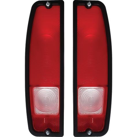1964-72 Ford F-100, F-250, F-350 Truck, 1966-77 Bronco; All American Billet Tail Light Bezel; Black Anodized Finish