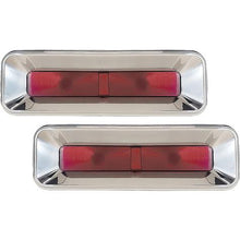 1967-69 Chevrolet Camaro; All American Billet Taillight Bezels; Polished Finish