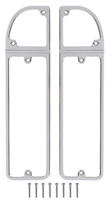 1967-72 Chevrolet, GMC C/K Fleetside Pickup, 1969-72 Blazer and Jimmy; All American Billet Tail Light Bezel - Polished F