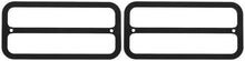 1968-1972 Chevrolet, GMC Truck, Blazer, Jimmy, Suburban; All American Billet, Deluxe Side Marker Light Bezels - Black An