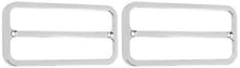 1968-1972 Chevrolet, GMC Truck, Blazer, Jimmy, Suburban; All American Billet, Deluxe Side Marker Light Bezels - Polished