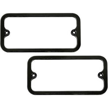 1968-1972 Chevrolet, GMC Truck, Blazer, Jimmy, Suburban; All American Billet, Standard Side Marker Light Bezels - Black 