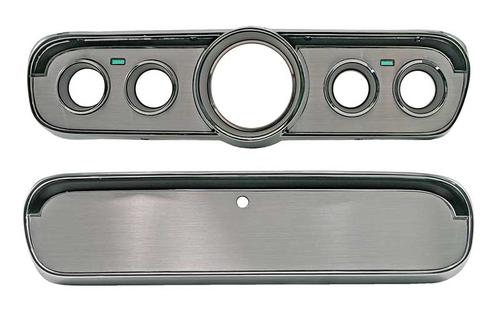 1965-66 Mustang; Instrument Panel And Glove Box; Brushed Aluminum