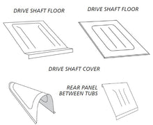 Compact Pro Gas between tubs aluminum floor