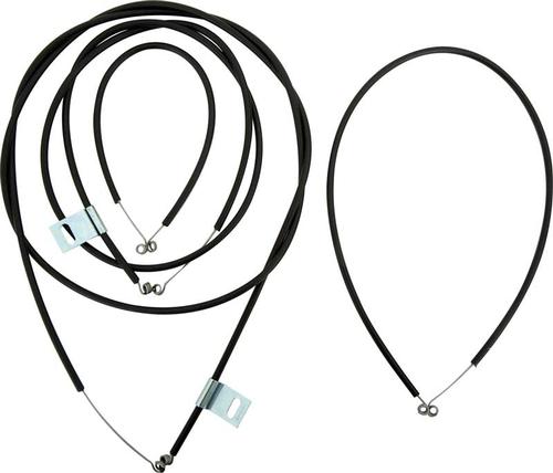1957 Chevrolet Without AC 4 Piece Ez-Slider Heater Cable Set