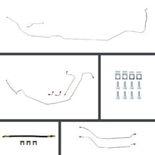 The Right Stuff 64-65 GTO, Skylark &amp; Cutlass 4-Wheel Brake Disc Conversion Stainless Brake Lines - (ASM64H4)