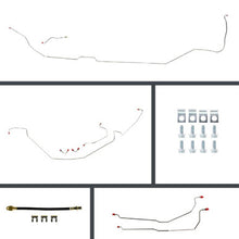 The Right Stuff 66 GTO, Skylark &amp; Cutlass 4-Wheel Disc Conversion Stainless Brake Line Kit - (ASM66H4)