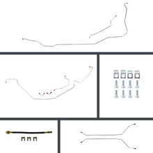 The Right Stuff 67 GTO, Skylark &amp; Cutlass Front Disc Conversion R Drum Stainless Brake Line Kit - (ASM67C2)