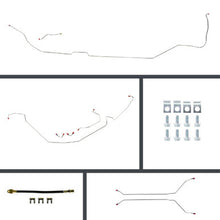 The Right Stuff 67 GTO, Skylark &amp; Cutlass Front Disc Conversion R Drum Stainless Brake Line Kit - (ASM67H2)