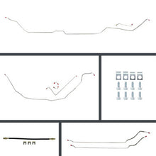 The Right Stuff 68 GTO, Skylark &amp; Cutlass Front Disc Conversion R Drum Stainless Brake Line Kit - (ASM68H2)
