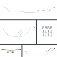 The Right Stuff 69-72 GTO, Skylark &amp; Cutlass Fr Disc Conversion R Drum Stainless Brake Line Kit - (ASM69H2)