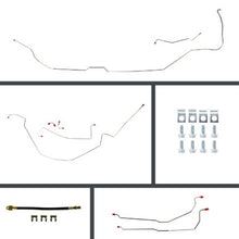 The Right Stuff 66 GTO Power 4-Wheel Disc Conversion Pre-Bent Stainless Steel Brake Line Kit - (ASP66H4)