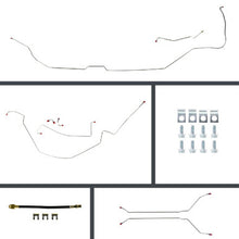The Right Stuff 67 GTO Power Fr Disc Conversion R Drum Pre-Bent Stainless Steel Brake Line Kit - (ASP67H2)
