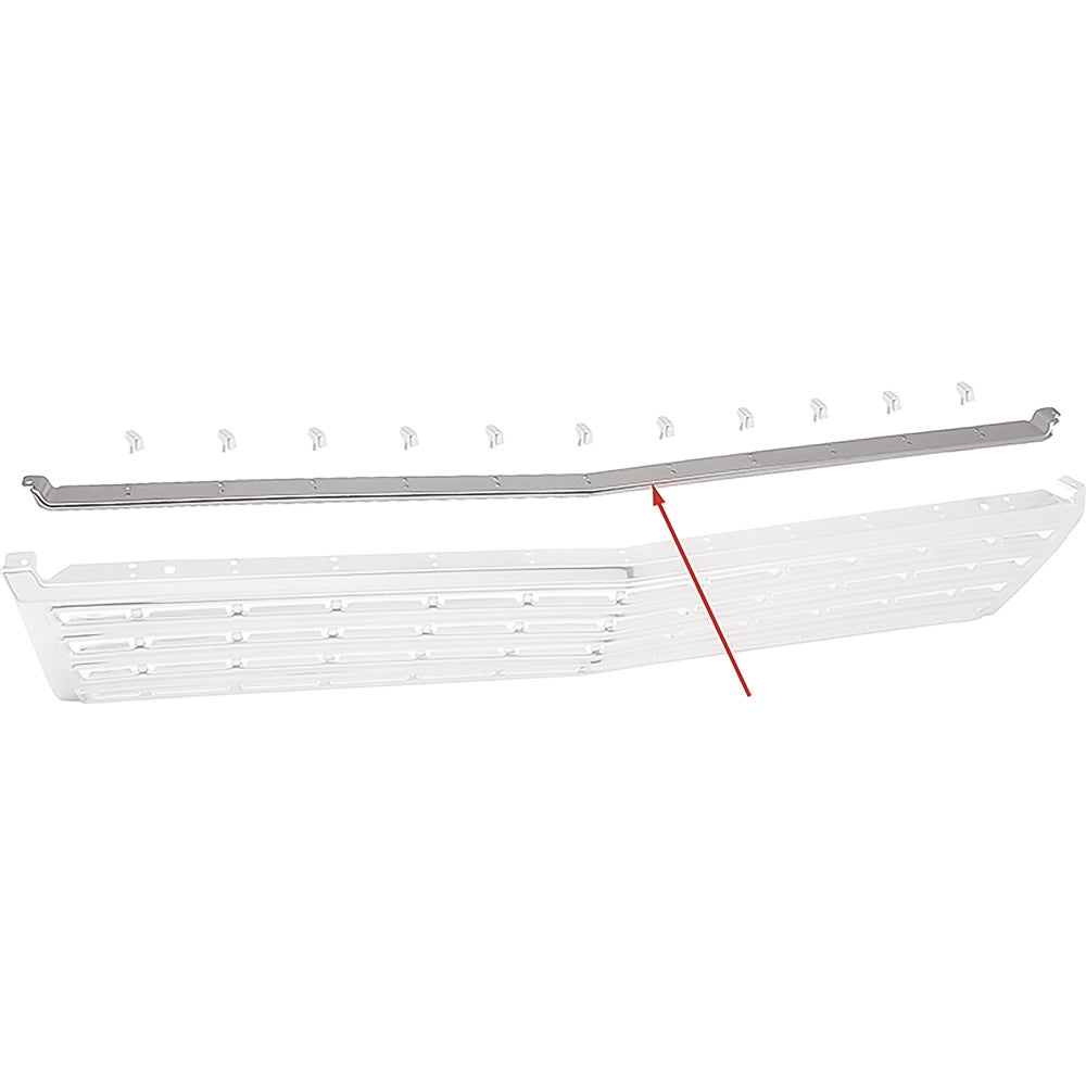 B10162 - 1962 Chevrolet Impala, Bel Air, Biscayne; Upper Grill Molding